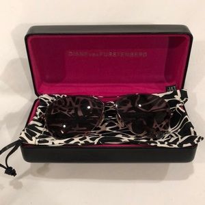 Diane von Furstenberg Aviator Sunglasses